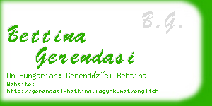 bettina gerendasi business card